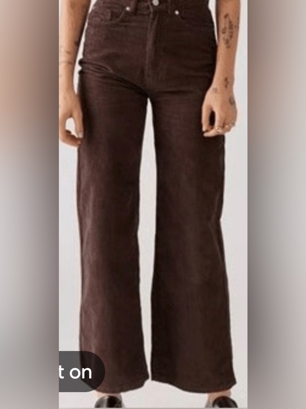 BDG Urban Outfitters Like New Wmn’s Brown Corduroy High & Wide Trousers Size 28.